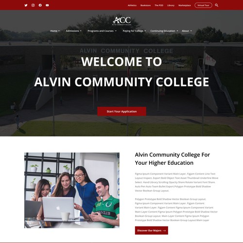 Alvin Community College revamp