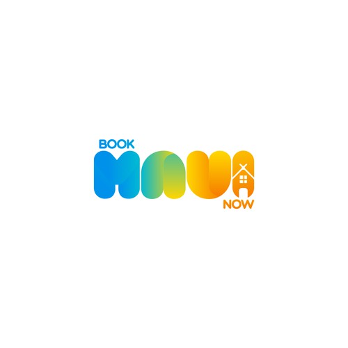 Logo for "book MAUI now"