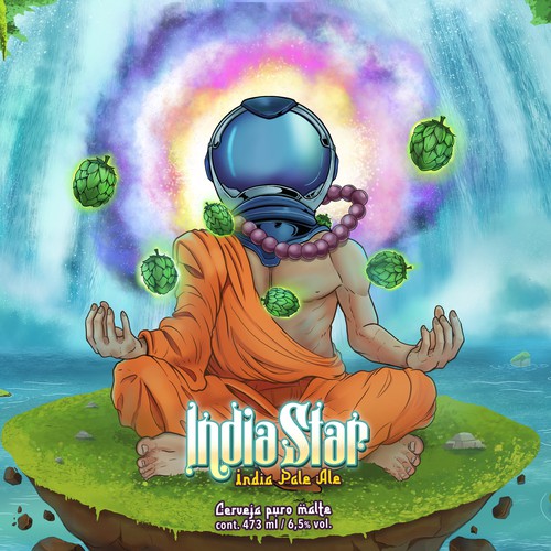 India Star - beer label
