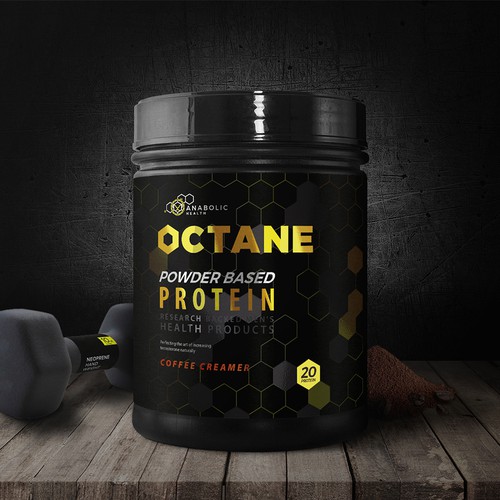 OCTANE – Supplement Label Design for Anabolic Health
