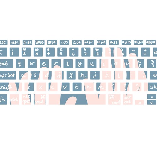 Keyboard cover illustration