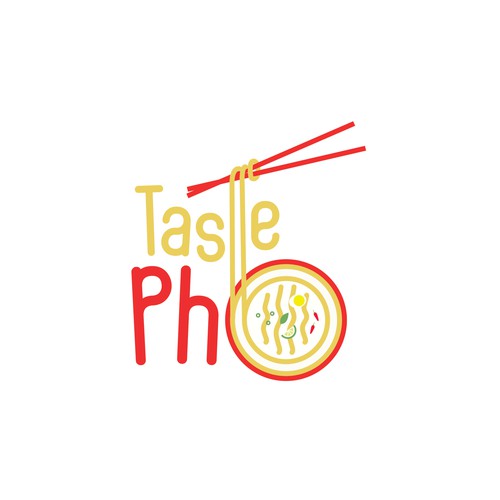 Happy & Playful Logo for "Taste Pho"