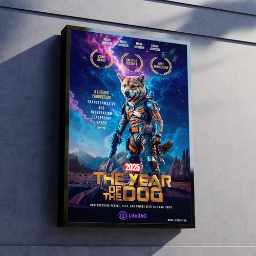 Movie-Style Corporate Poster for Life360