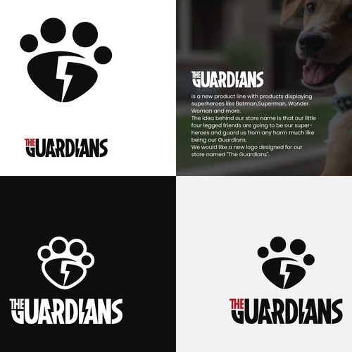 Superhero Logo needed for pet store "The Guardians"