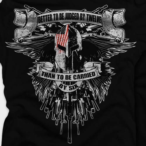 A Gun T-Shirt design