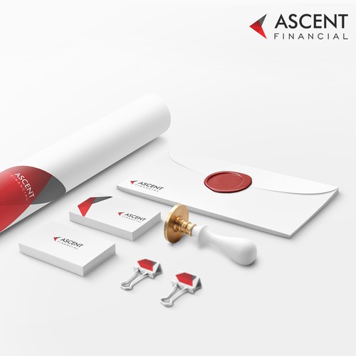 Design a new brand identity for Ascent Financial.