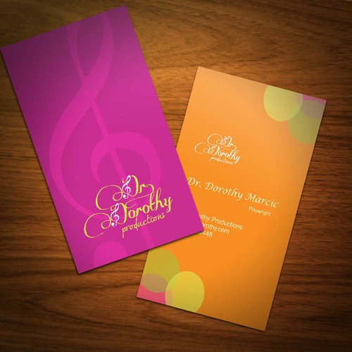 Dr. Dorothy Productions needs a new logo and business card