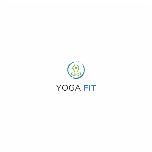 Fitness and yoga logo for online company