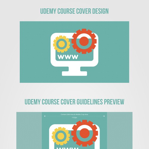 Udemy Cover Design for Web Programming Course