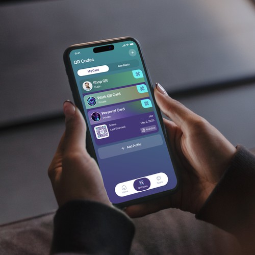 QRLife Mobile App Design