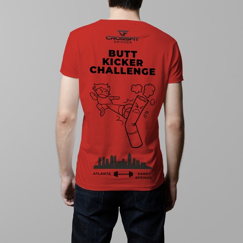 T-shirt Design Concept for Crossfit Grinder