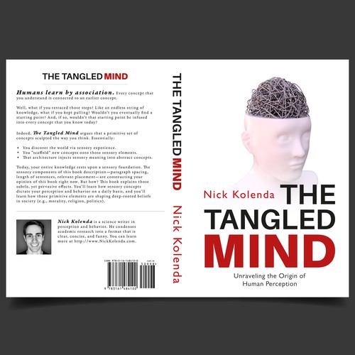 Book Cover concept for "The Tangled Mind"