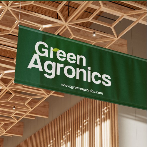 Pure from Nature – Green Agronics Logo Design