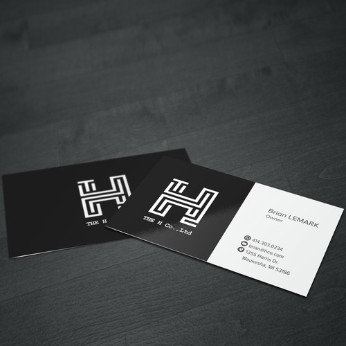 Brian LEMAR Business Card Design