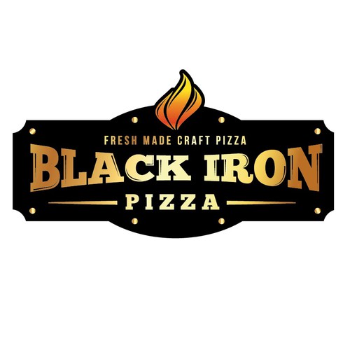 Help Black Iron Pizza  with a new logo