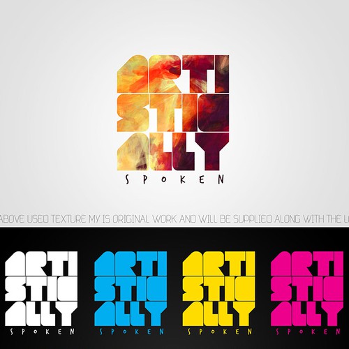 Artistically Spoken - Hip logo design..