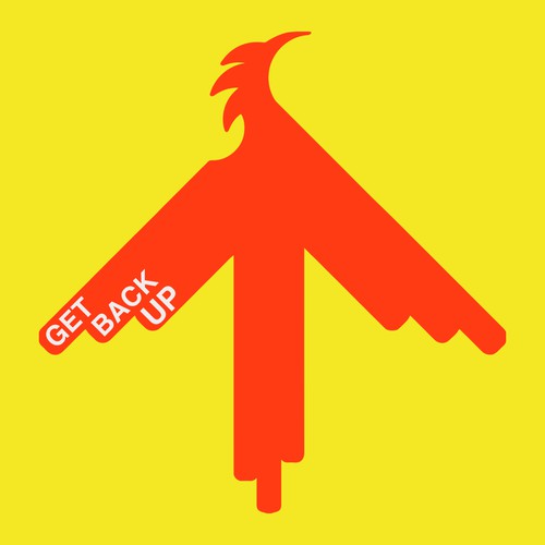 Logo for "Get Back Up" podcast