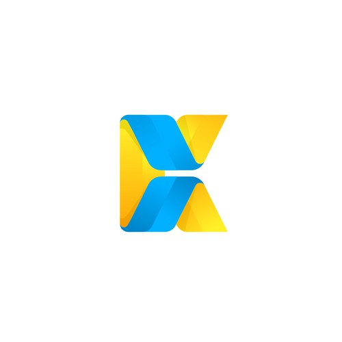 simple and modern letter K logo for KAMETA