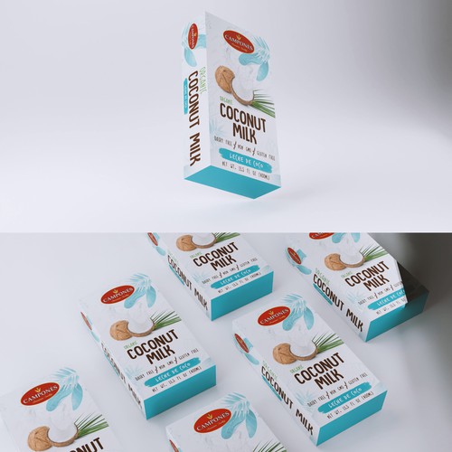 Boxed Coconut Cream Design