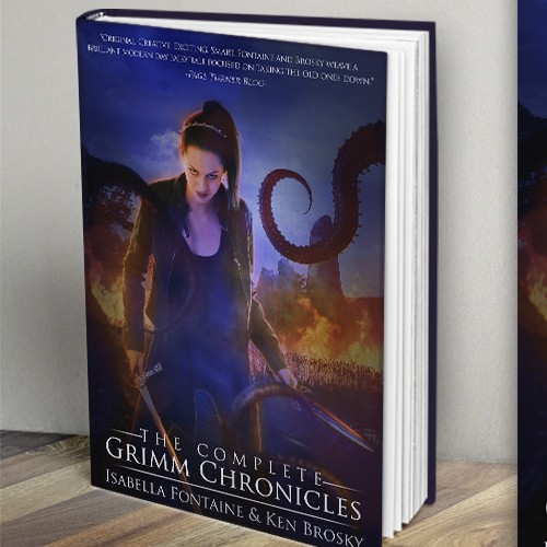 Design an e-book cover for a Young Adult Fantasy series