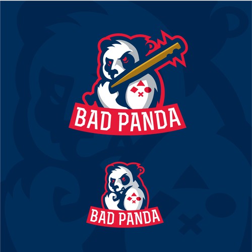 Logo concept for "BadPanda"