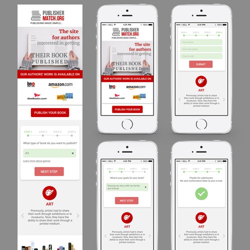 Mobile First Landing Page for Lead Generation