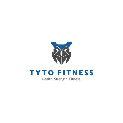 Bold logo for fitness business