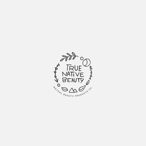 True Native Beauty logo concept