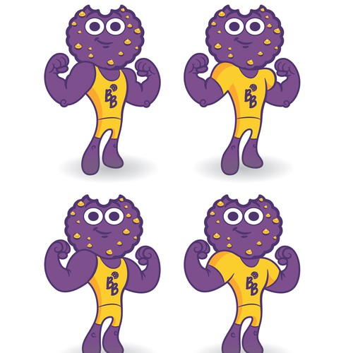 Cute cookie man Mascot