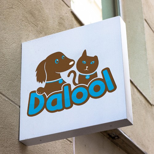 Cute pet logo