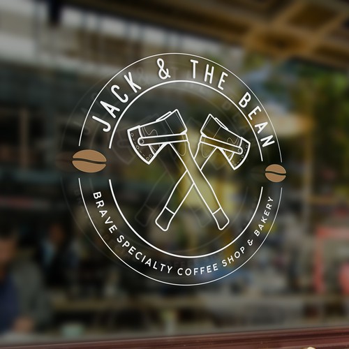 Brave logo for a coffee shop