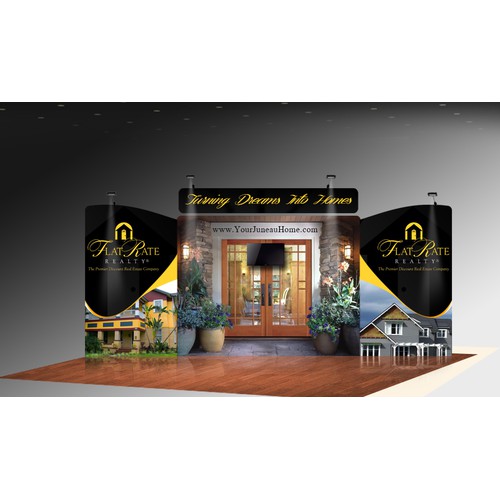 trade show display for Alaska Real estate company