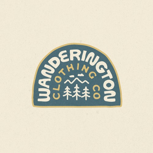 Logo for a quirky clothing brand in Washington State.