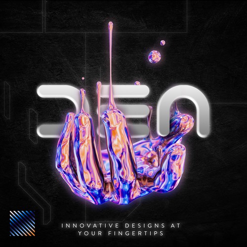 Neon Fluidity (Social Media Post)