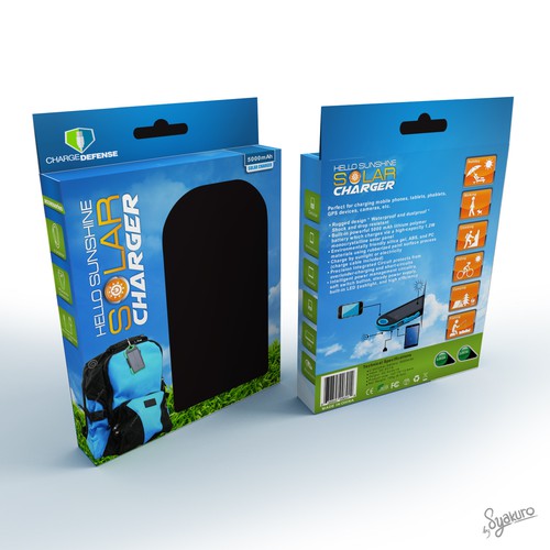 Mobile Device Hello Sunshine Solar Battery Charger Packaging For Outdoor Enthusiasts