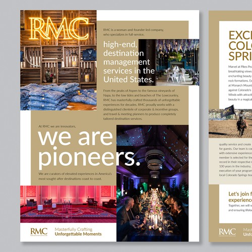 Two-pages flyer deisng