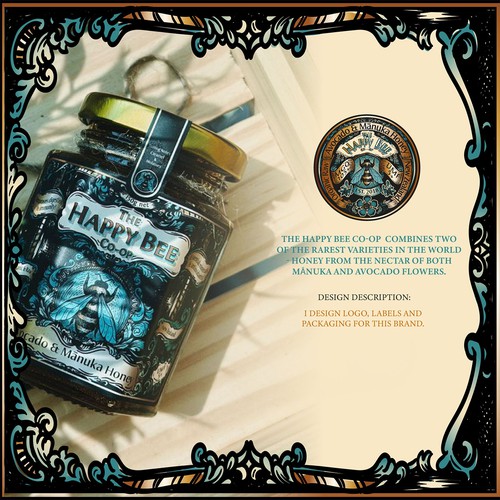 Honey Logo and packaging