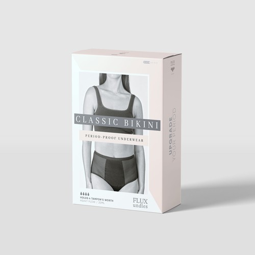 Women underwear packaging
