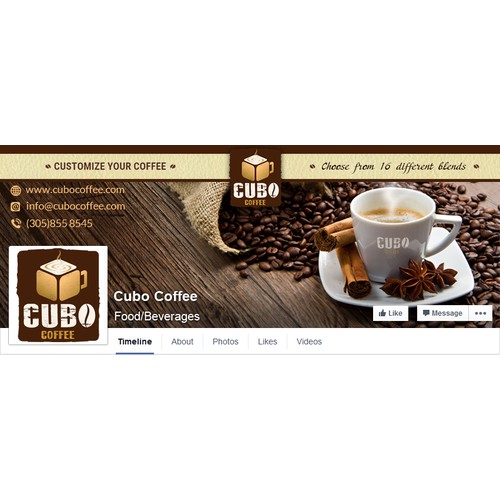 CUBO Coffee - Facebook page