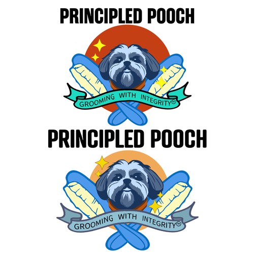 Logo concept for pet salon