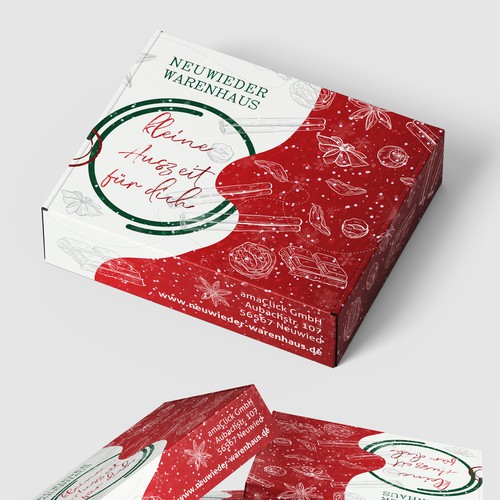 Christmas Gift Box Packaging Design