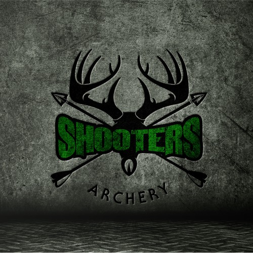hunter archery logo concept