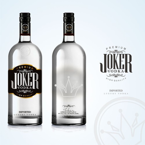 Joker Vodka Label for darzeloa 