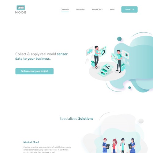 IoT Startup Landing Page