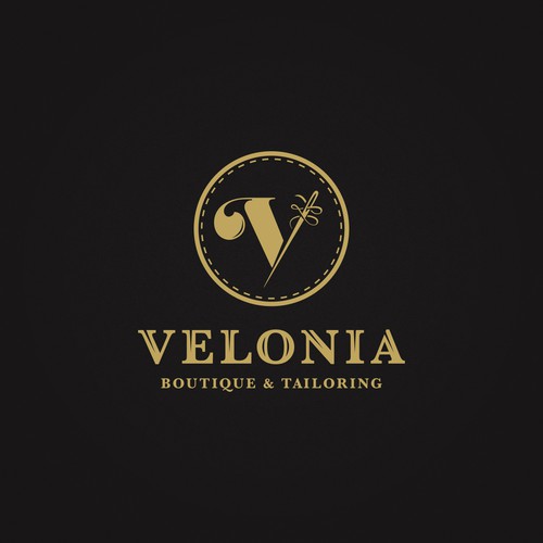 Logo for Velonia boutique and tailoring