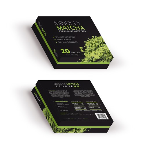 Matcha Tea Box Design Entry