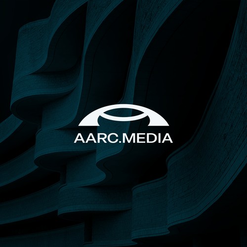 Modern logo for media company