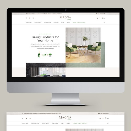 MAGNA Atelier e-Commerce Design