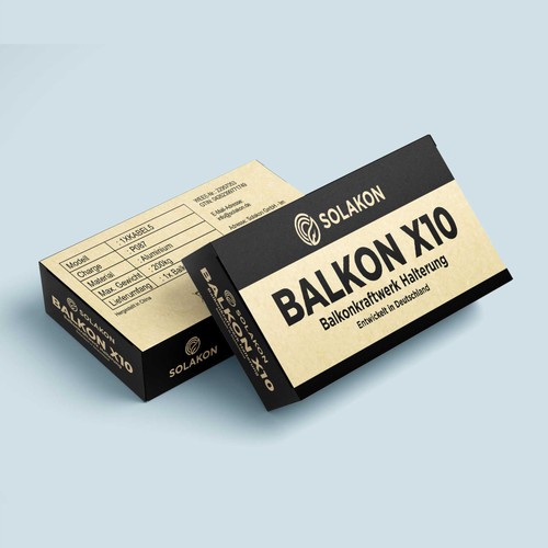 Create a nice Packaging Design for a Mounting