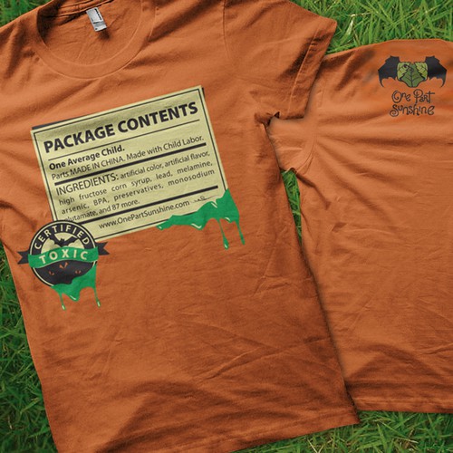 Design a t-shirt for One Part Sunshine